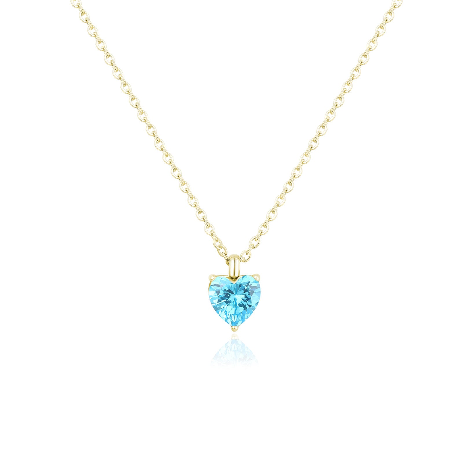 Collana donna acciaio gold cuore Brand 14NK017