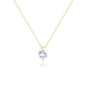 Collana donna acciaio gold cuore Brand 14NK017