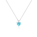 Collana donna acciaio argento cuore Brand 14NK017