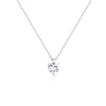 Collana donna acciaio argento cuore Brand 14NK017