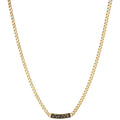 Collana a forma di catena donna acciaio  Liu Jo gold