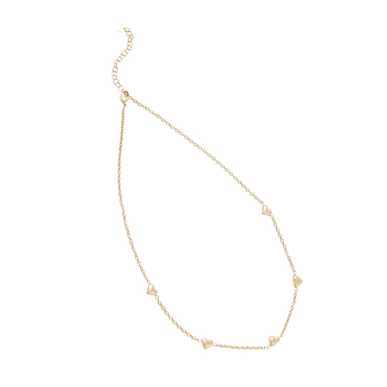 Collana donna Liu Jo cuori gold in acciaio